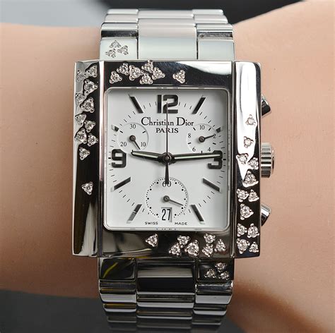 Christian Dior Diamond Riva Watch .